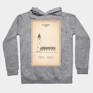 St. Marks Lighthouse - Florida - SD Hoodie